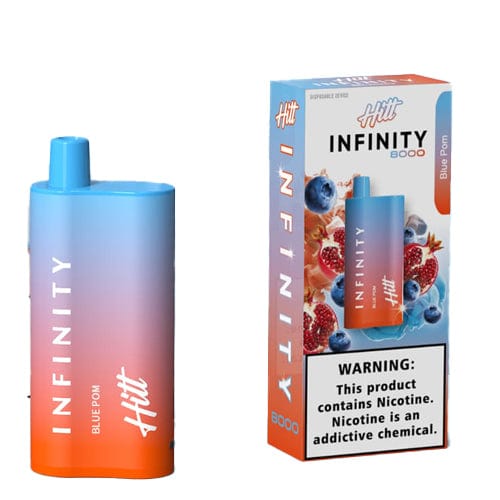 Hitt Infinity Disposable Rechargeable Vape Kit 8000 Puffs 5%-Disposable Vape-mysite-Blue Pom-MISTVAPOR