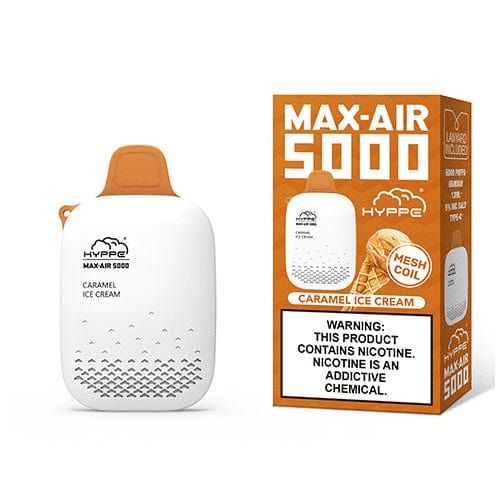 Hyppe Max Air Rechargeable Disposable Vape (5%, 5000 Puffs)-Disposable Vape-mysite-Caramel Ice Cream-MISTVAPOR