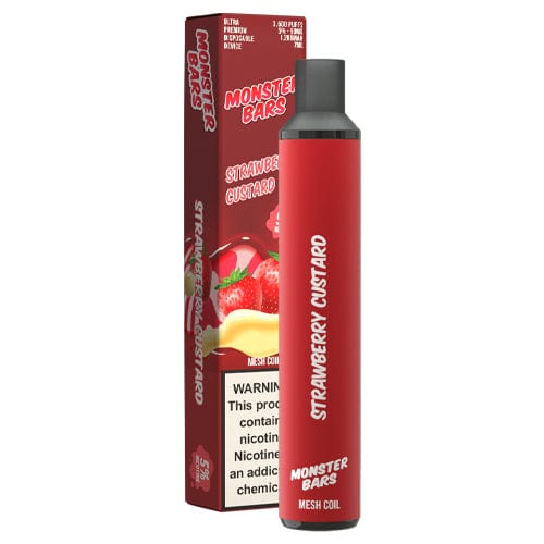 Monster Bar XL Disposable Vape (5%, 3500 Puffs)-Disposable Vape-mysite-Strawberry Custard-MISTVAPOR