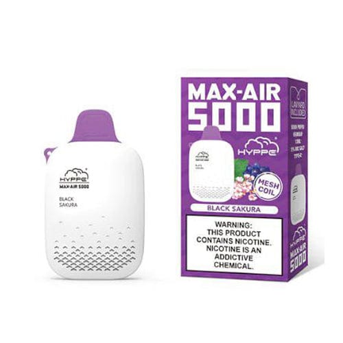 Hyppe Max Air Rechargeable Disposable Vape (5%, 5000 Puffs)-Disposable Vape-mysite-Black Sakura-MISTVAPOR