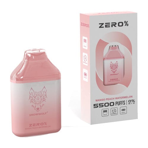 Snowwolf ZERO Nicotine Free Disposable Vape (0%, 5500 Puffs)-Disposable Vape-mysite-Mango Peach Watermelon-MISTVAPOR