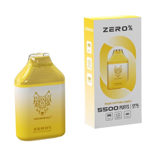 Snowwolf ZERO Nicotine Free Disposable Vape (0%, 5500 Puffs)-Disposable Vape-mysite-Pear Cotton Candy-MISTVAPOR