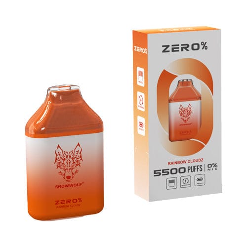 Snowwolf ZERO Nicotine Free Disposable Vape (0%, 5500 Puffs)-Disposable Vape-mysite-Rainbow Cloudz-MISTVAPOR