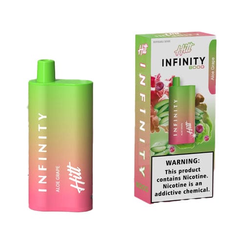 Hitt Infinity Disposable Rechargeable Vape Kit 8000 Puffs 5%-Disposable Vape-mysite-Aloe Grape-MISTVAPOR