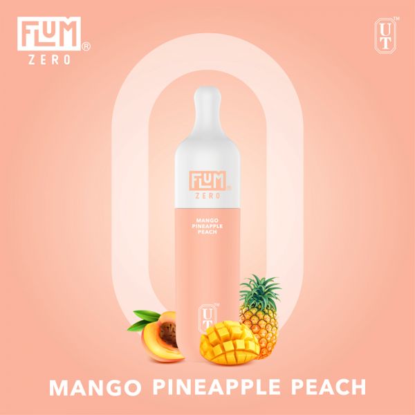 Flum Zero 0% Disposable 3000 Puffs-Disposable Vape-mysite-Mango Pineapple Peach-MISTVAPOR