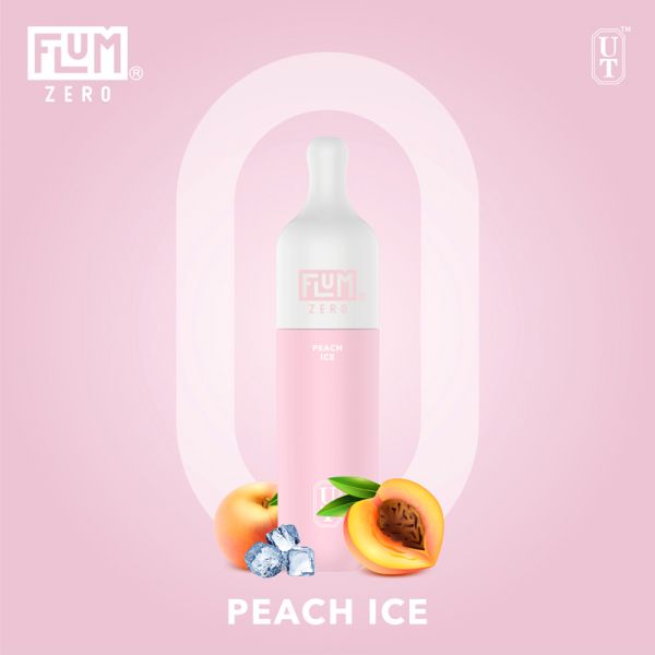 Flum Zero 0% Disposable 3000 Puffs-Disposable Vape-mysite-Peach Ice-MISTVAPOR