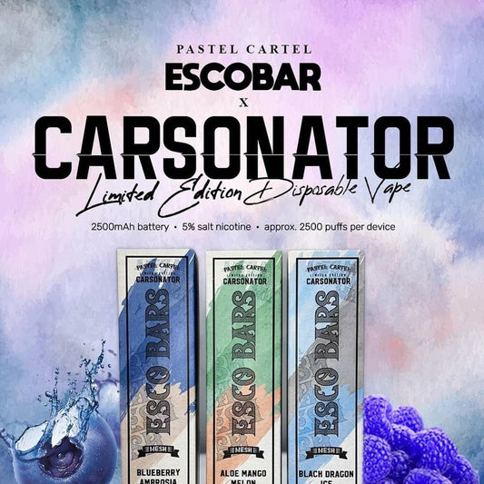 ESCO Bar X Carsonator Vape LIMITED EDITION Disposable 2500 Puffs 5%-Disposable Vape-mysite-MISTVAPOR