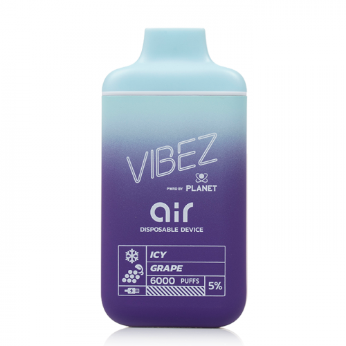 Vibez Air Disposable 6000 Puffs-Disposable Vape-mysite-Icy Grape-MISTVAPOR