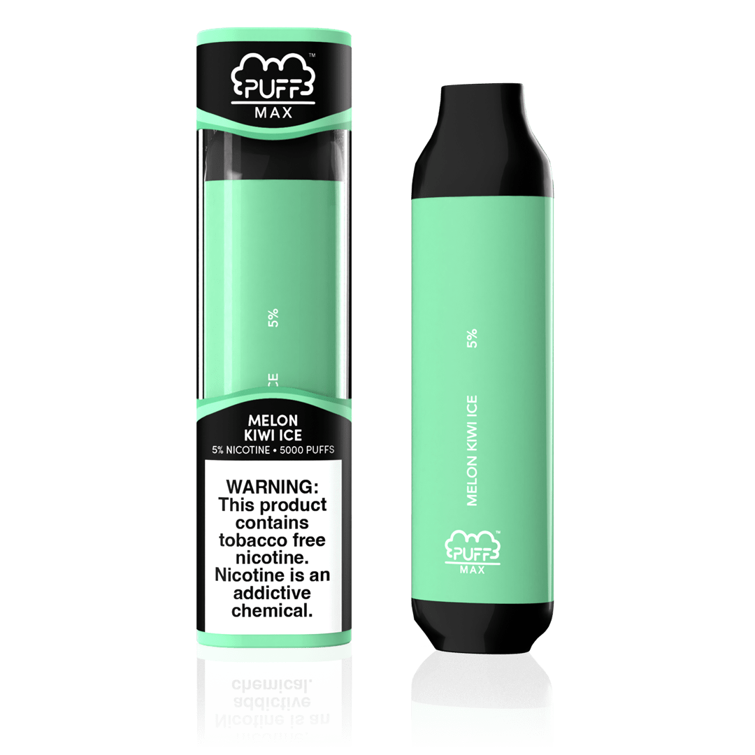 Puff Bar Puff Max Disposable Vape (5%, 5000 Puffs)-Disposable Vape-mysite-Melon Kiwi Ice-MISTVAPOR